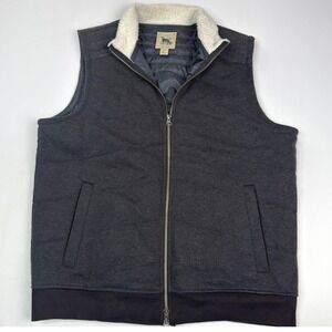 Vintage Refectory Men's Chevron Quilted‎ Vest British Design Size Large